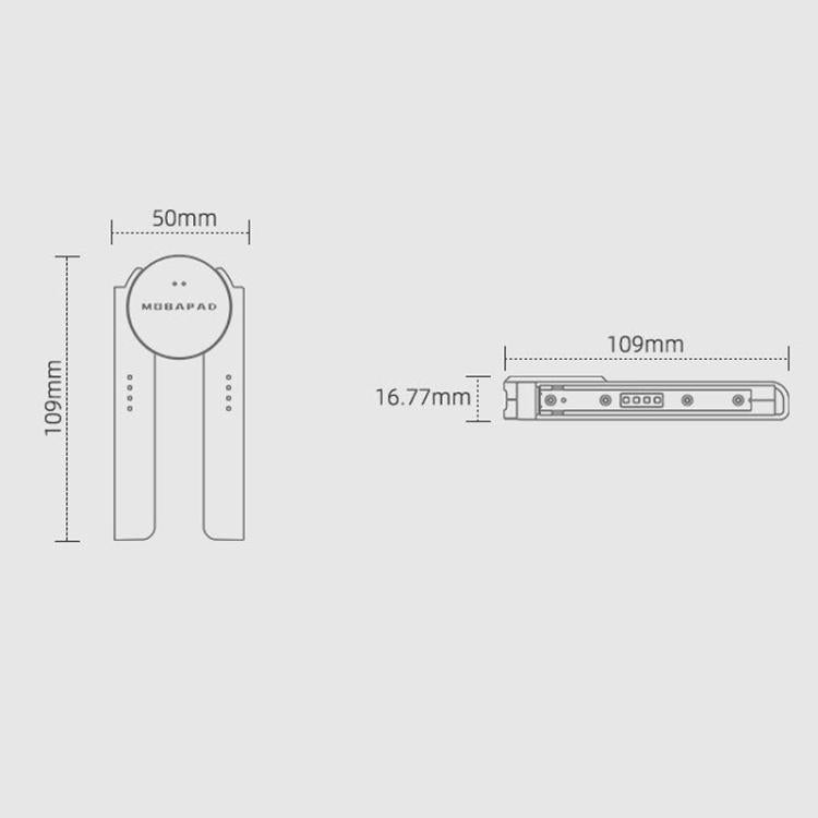Empuñadura de carga para mandos izquierdo y derecho MOBAPAD SA1 para M6-HD / Switch