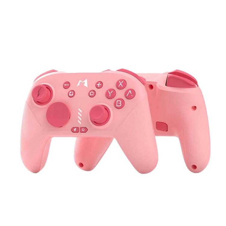 Mando de juegos inalámbrico Bluetooth con vibración Chitu HD para Steam MOBAPAD, Pink