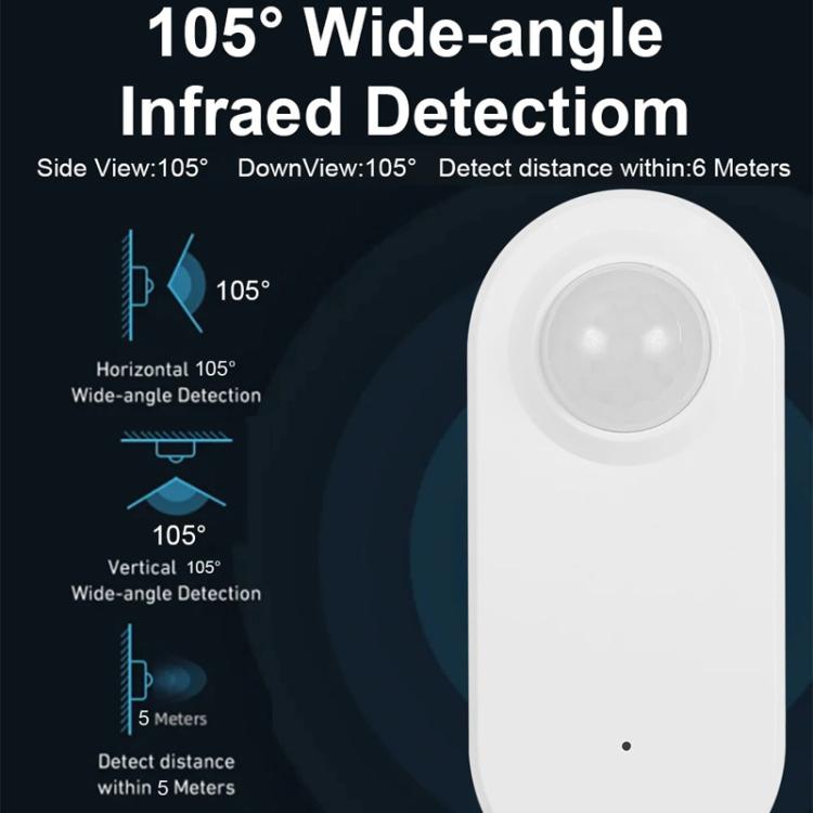 Sensor de presencia humana Zigbee con radar de movimiento PIR, compatible con Home Assistant., PIR+Light Sensor, PIR+24GHz Millimeter Wave+Light Sensor