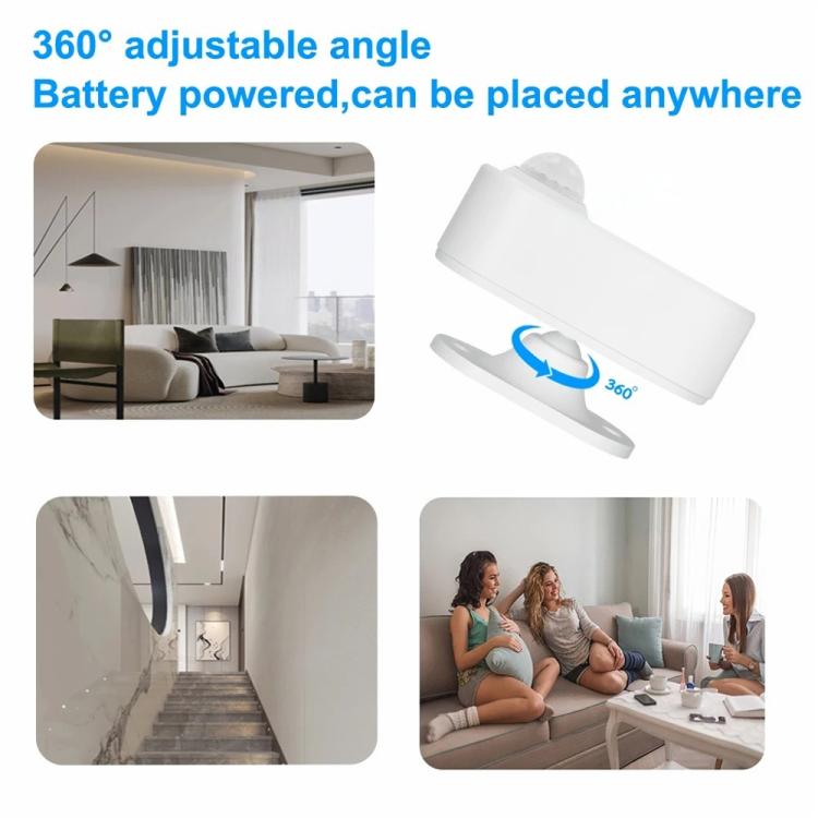 Sensor de presencia humana Zigbee con radar de movimiento PIR, compatible con Home Assistant., PIR+Light Sensor, PIR+24GHz Millimeter Wave+Light Sensor