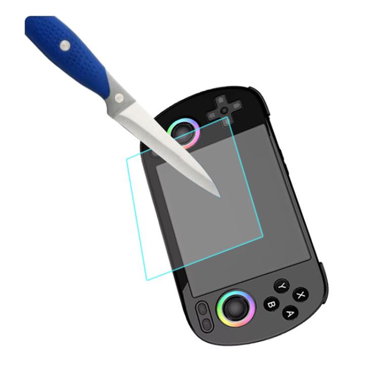 Protector de pantalla para consola ANBERNIC RG40XX H, cristal templado de alta definición, resistente a arañazos, con dureza 9H.