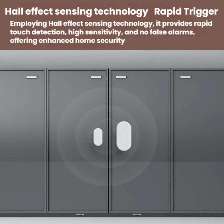 Sensor inteligente Zigbee 2 en 1 para puertas y ventanas, compatible con Home Assistant., ZG-102Z