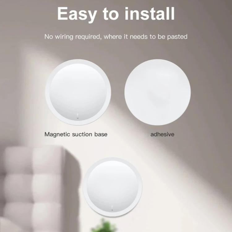 Botón giratorio Zigbee, interruptor magnético adhesivo para escenas, fácil instalación, atenuación de escenas, compatible con Home Assistant., ZG-101ZD