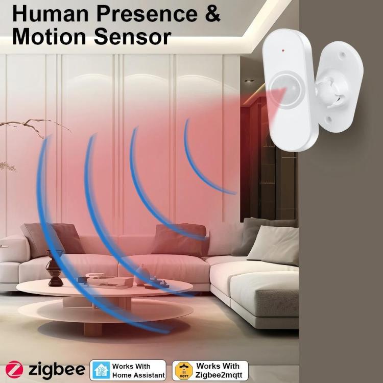 Sensor de luz PIR+Sensor de temperatura/humedad+USB Sensor de presencia humana Zigbee Sensor de temperatura/humedad de bajo consumo, ZG-204ZH With 24GHz Millimeter Wave, ZG-204ZQ