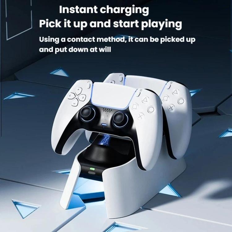 Base de carga rápida portátil ipega KD28 para PS5, cargador para mando de juegos con doble función, KD28