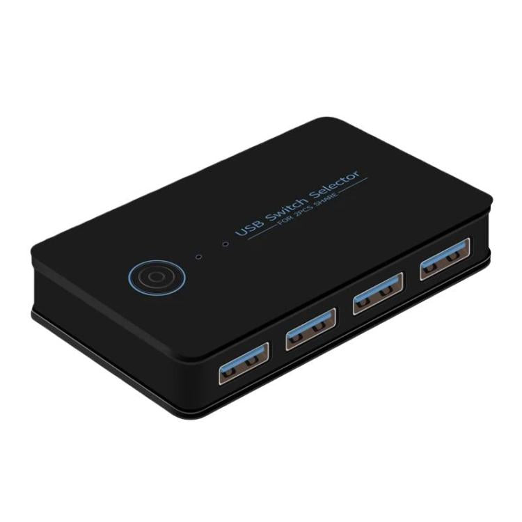 Conmutador para compartir ordenador KM-U204A, que incluye teclado, ratón, USB y concentrador de impresora., USB 3.0 2 Input 4 Output, USB 3.0 2 Input 1 Output, USB 2.0 2 Input 4 Output, USB 2.0 2 Input 1 Output