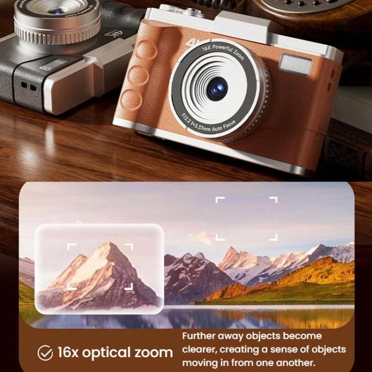 Cámara digital compacta M11 de 3 pulgadas, 4K, HD, estilo retro, para estudiantes.