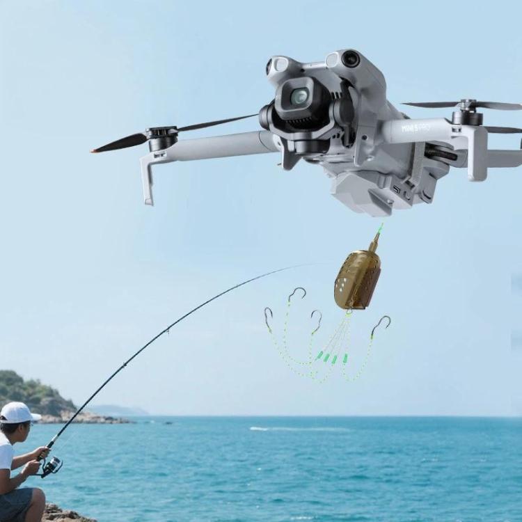 Disparador aéreo recargable YX para DJI Mini 5 Pro / Mini 4 Pro, con capacidad de hasta 130 g.