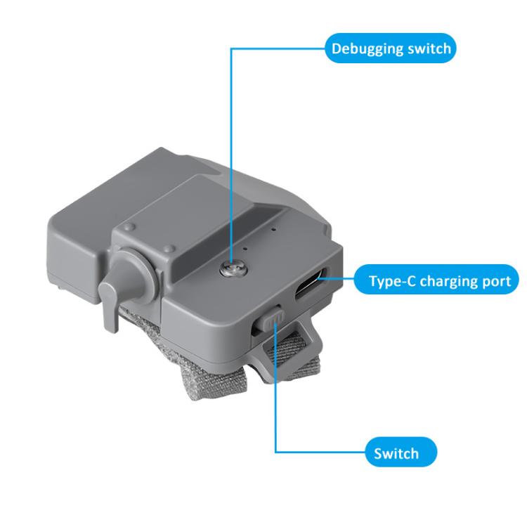 Disparador aéreo recargable YX para DJI Mini 5 Pro / Mini 4 Pro, con capacidad de hasta 130 g.