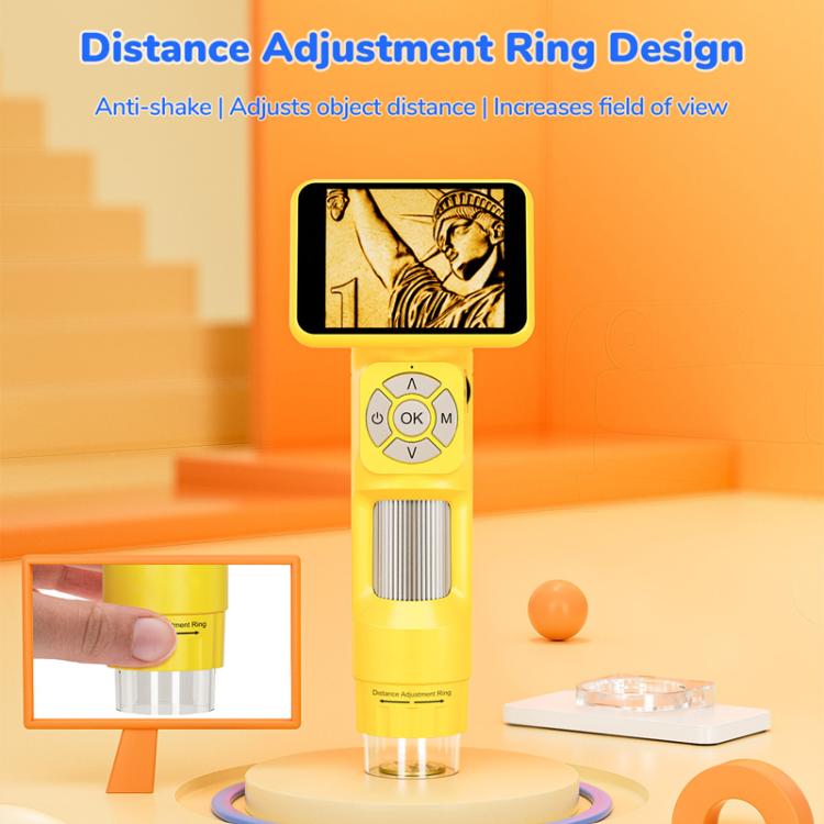 Microscopio digital portátil H113 para niños con luz LED.