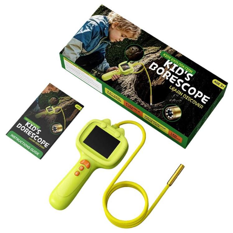 Endoscopio portátil impermeable IP67 con pantalla de 2,4 pulgadas y lupa para estudiantes, ideal para la exploración de la naturaleza., G21