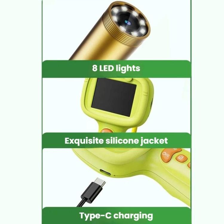 Endoscopio portátil impermeable IP67 con pantalla de 2,4 pulgadas y lupa para estudiantes, ideal para la exploración de la naturaleza., G21