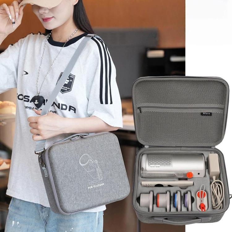 Funda rígida de transporte BKANO para proyector XGIMI Play 6/6e, bolsa de hombro portátil con asa.