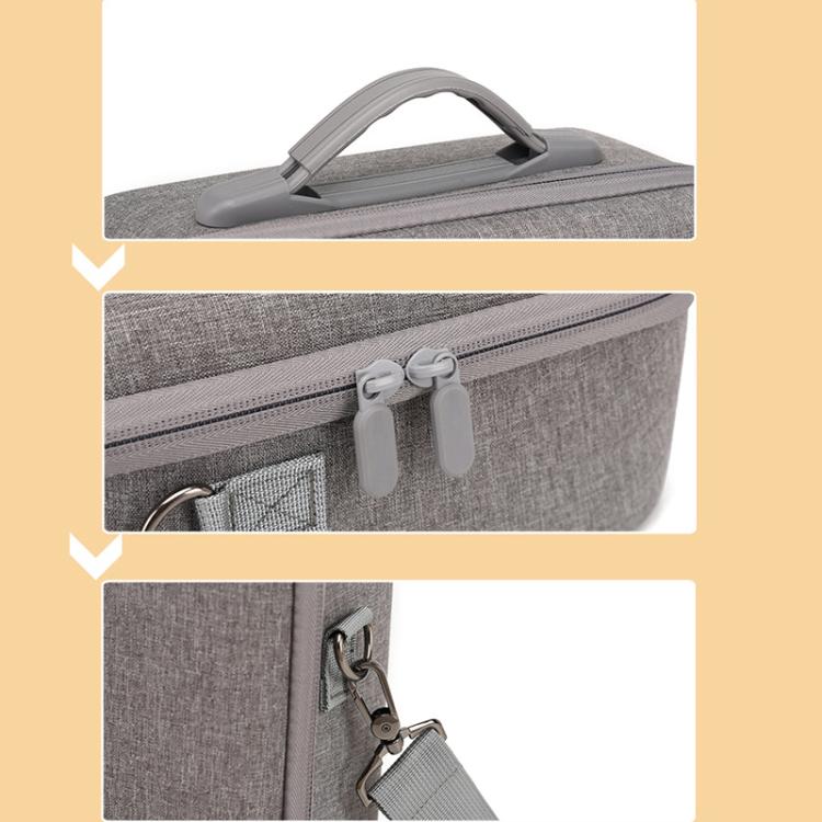 Funda rígida de transporte BKANO para proyector XGIMI Play 6/6e, bolsa de hombro portátil con asa.