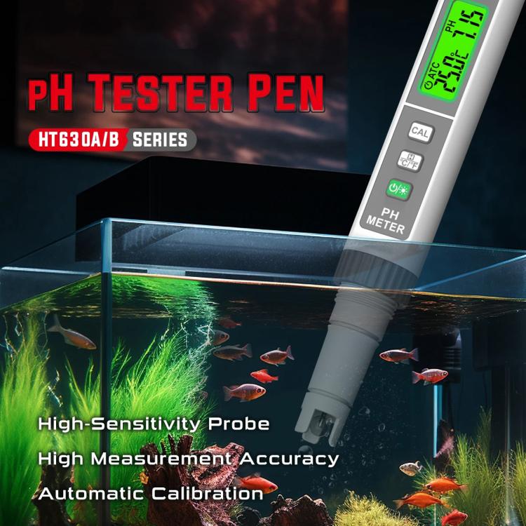 Analizador de pH de alta precisión y de calidad del agua, HABOTEST HT630A, HABOTEST HT630B