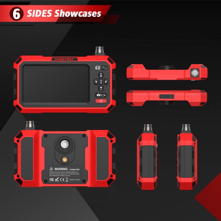 Instrumento de inspección de tuberías con cámara HD endoscópica industrial, HABOTEST HT669A, HABOTEST HT669A-PRO