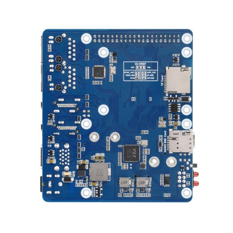 Tarjeta de expansión de red dual WAVESHARE CM5 con 2 puertos USB 3.2 Gen1 integrados y compatible con conexión de módulo PoE., 32580