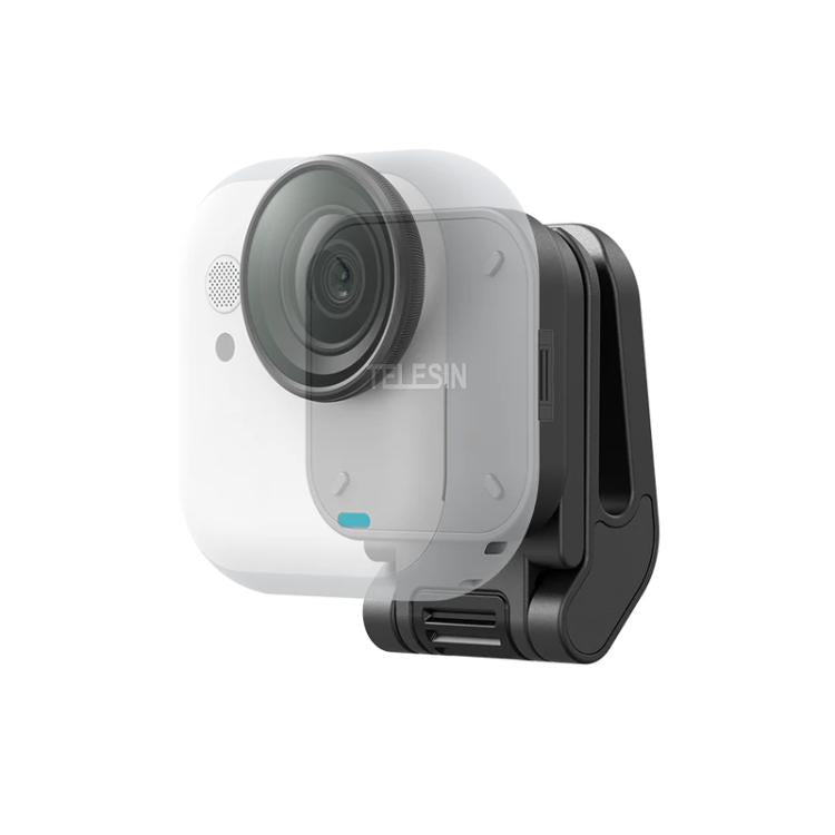 Clip giratorio magnético TELESIN para cámara Insta360 Go Ultra, accesorio de montaje para tapa con vista en primera persona.