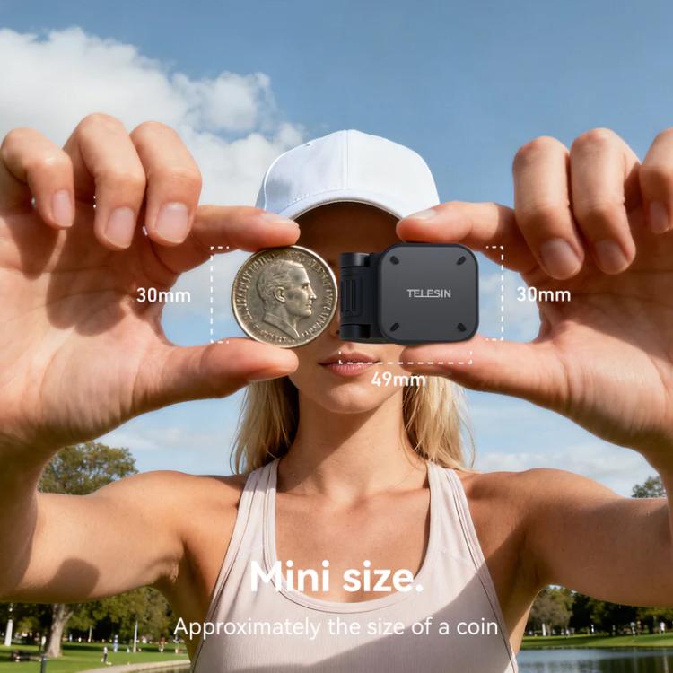 Clip giratorio magnético TELESIN para cámara Insta360 Go Ultra, accesorio de montaje para tapa con vista en primera persona.