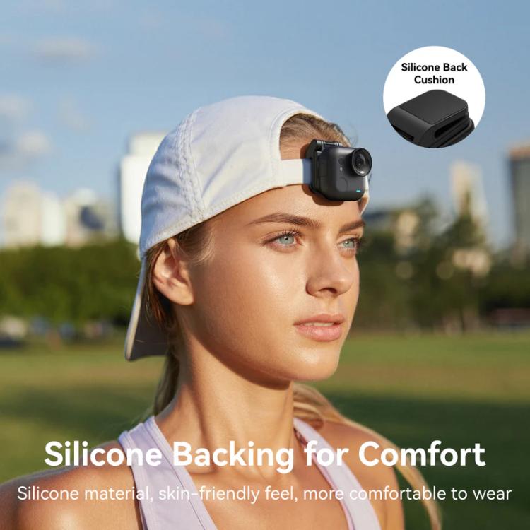 Clip giratorio magnético TELESIN para cámara Insta360 Go Ultra, accesorio de montaje para tapa con vista en primera persona.