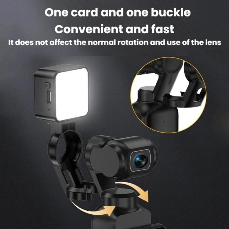 Luz de relleno magnética de liberación rápida Desiontal PM-06 para DJI Osmo Pocket 3, luz portátil para cámaras de acción., PM-06