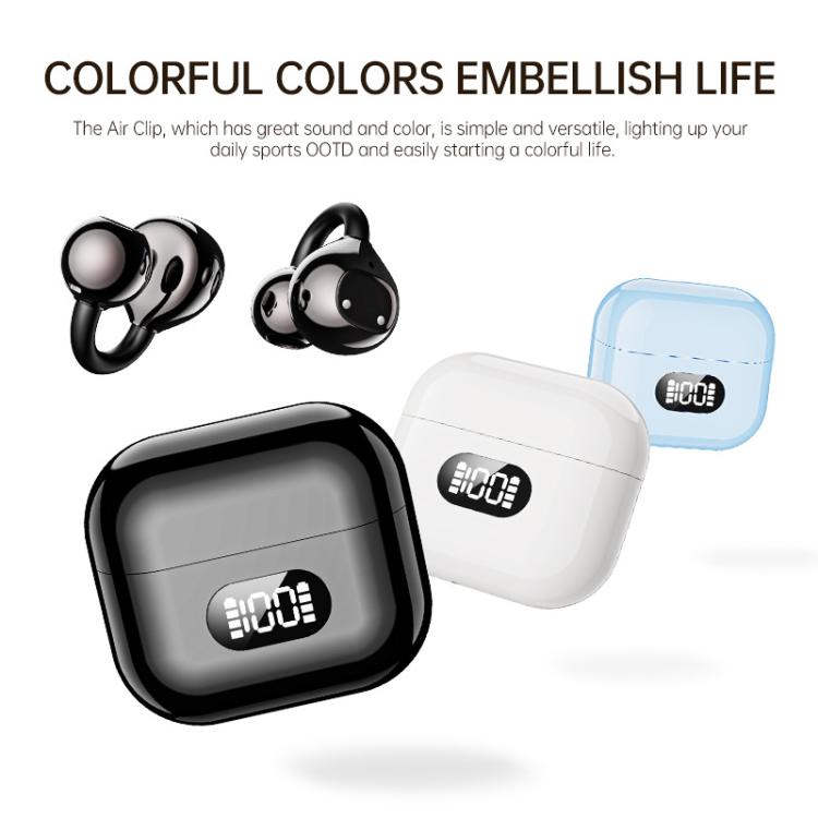 Auriculares con clip, pantalla digital y Bluetooth inteligentes X62 con traducción por IA en 150 idiomas.
