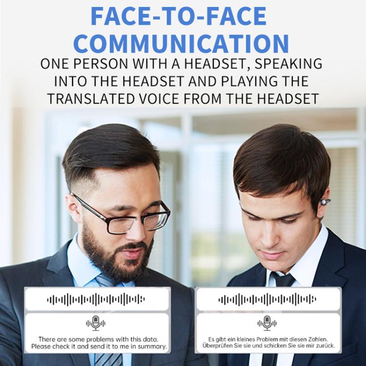 Auriculares inalámbricos Bluetooth 6.0 supraaurales X56 con traducción inteligente mediante IA en 156 idiomas.