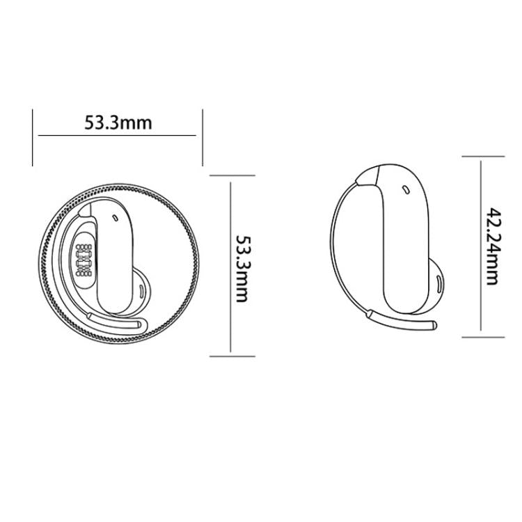 Auriculares inalámbricos Bluetooth 6.0 supraaurales X56 con traducción inteligente mediante IA en 156 idiomas.