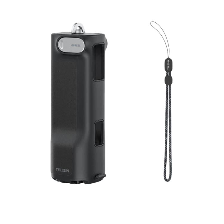 Empuñadura plegable TELESIN para Insta360 X5/X4 con trípode integrado.