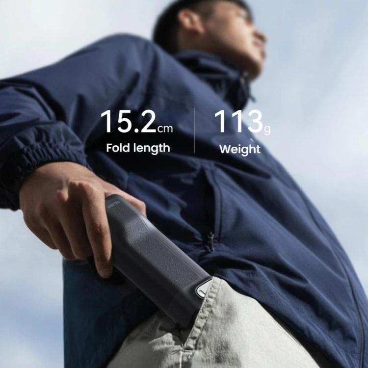 Empuñadura plegable TELESIN para Insta360 X5/X4 con trípode integrado.