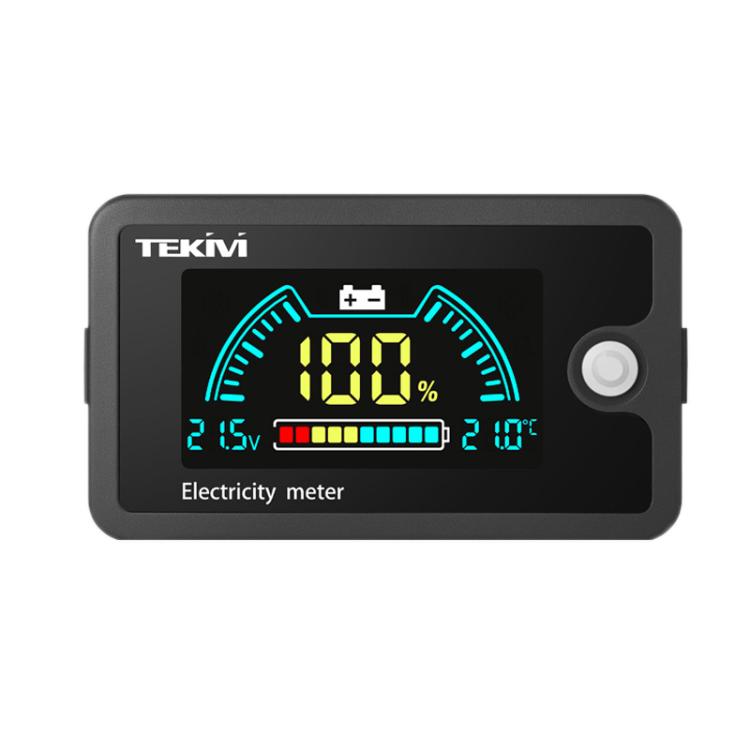 Pantalla digital LCD para alimentación por batería de dos cables TEKM de 8-100 V