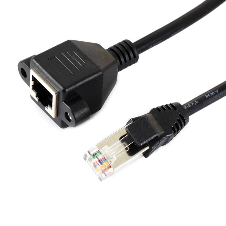 Cable de extensión de red blindado WAVESHARE de 1 m con conector RJ45