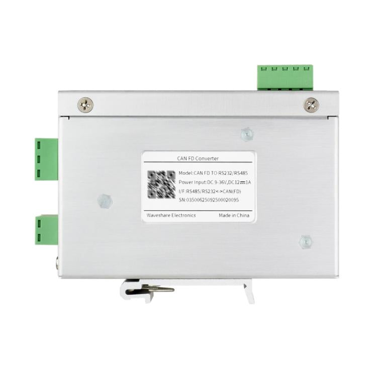 Convertidor de protocolo WAVESHARE CAN FD compatible con protocolos CAN 2.0A/2.0B. Admite montaje en riel DIN., 32599