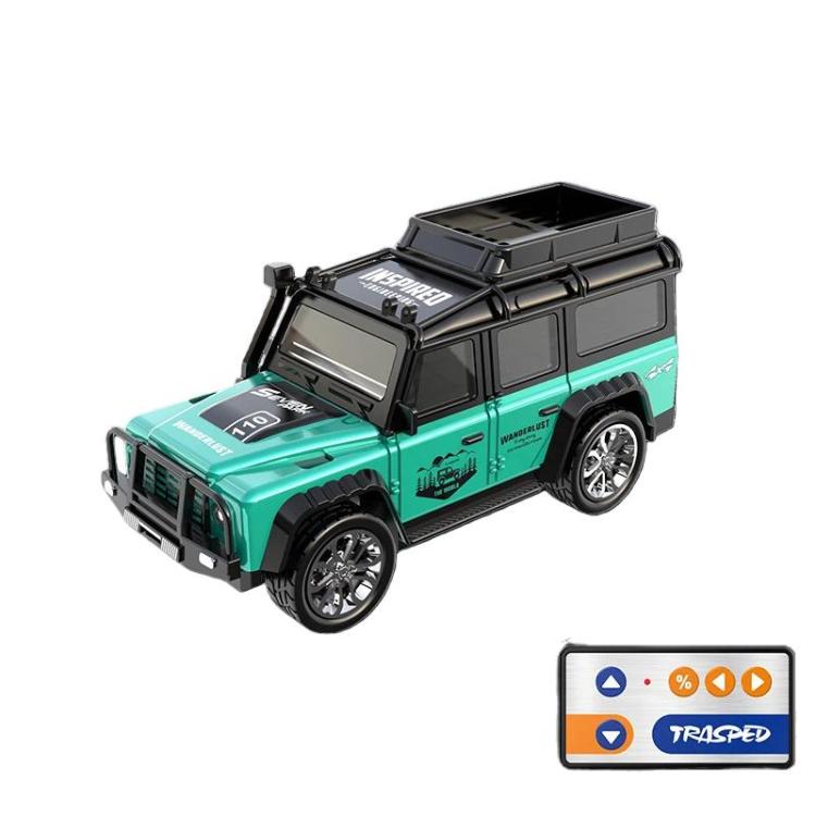 Coche teledirigido en miniatura de aleación a escala 1:64 con luces, modelo de coche de juguete., 6601 White, 6601 Green, 5501 Black, 5501 Red, 5501 Blue, 8801 Black, 8801 Red, 8801 Blue, 6601 White With Hanging Box, 6601 Green With Hanging Box        ...