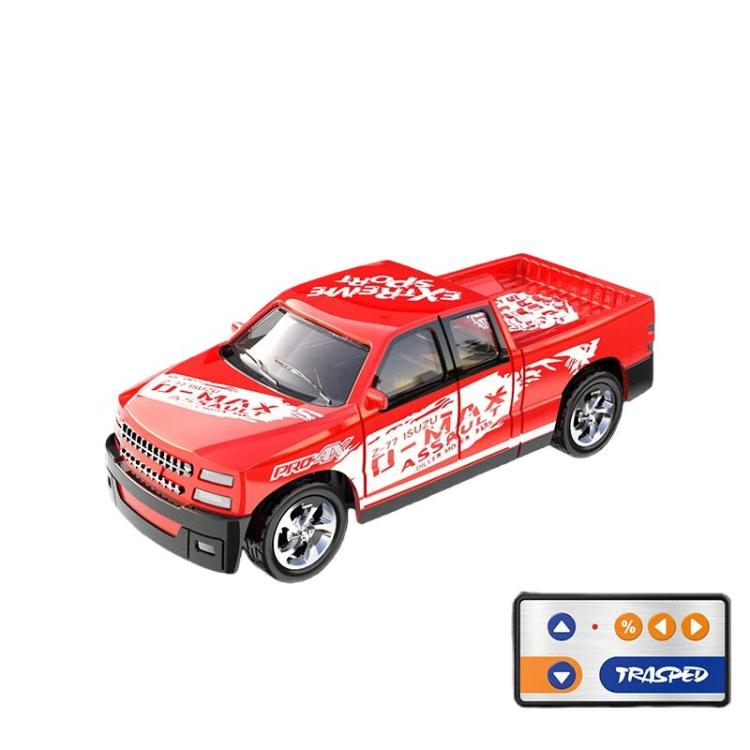 Coche teledirigido en miniatura de aleación a escala 1:64 con luces, modelo de coche de juguete., 6601 White, 6601 Green, 5501 Black, 5501 Red, 5501 Blue, 8801 Black, 8801 Red, 8801 Blue, 6601 White With Hanging Box, 6601 Green With Hanging Box        ...