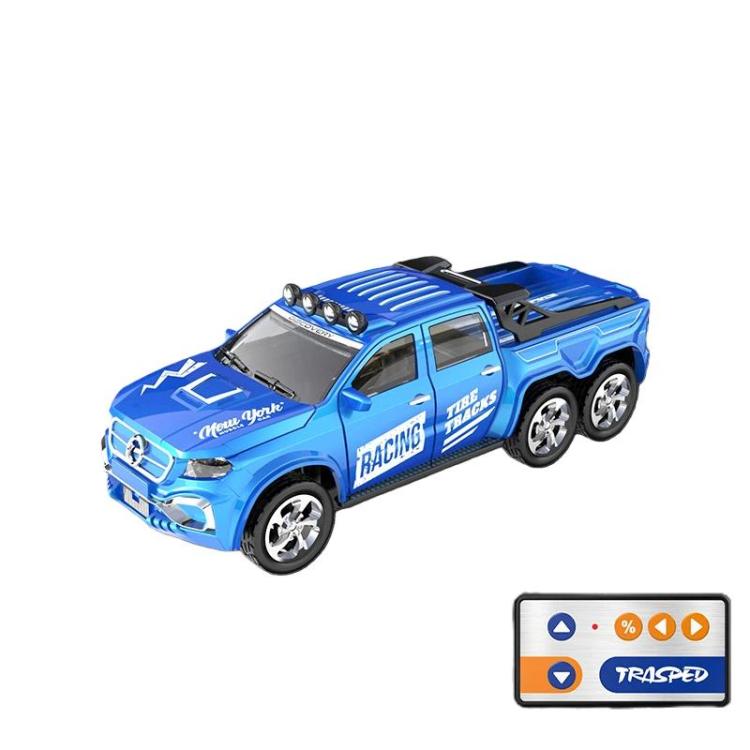 Coche teledirigido en miniatura de aleación a escala 1:64 con luces, modelo de coche de juguete., 6601 White, 6601 Green, 5501 Black, 5501 Red, 5501 Blue, 8801 Black, 8801 Red, 8801 Blue, 6601 White With Hanging Box, 6601 Green With Hanging Box        ...