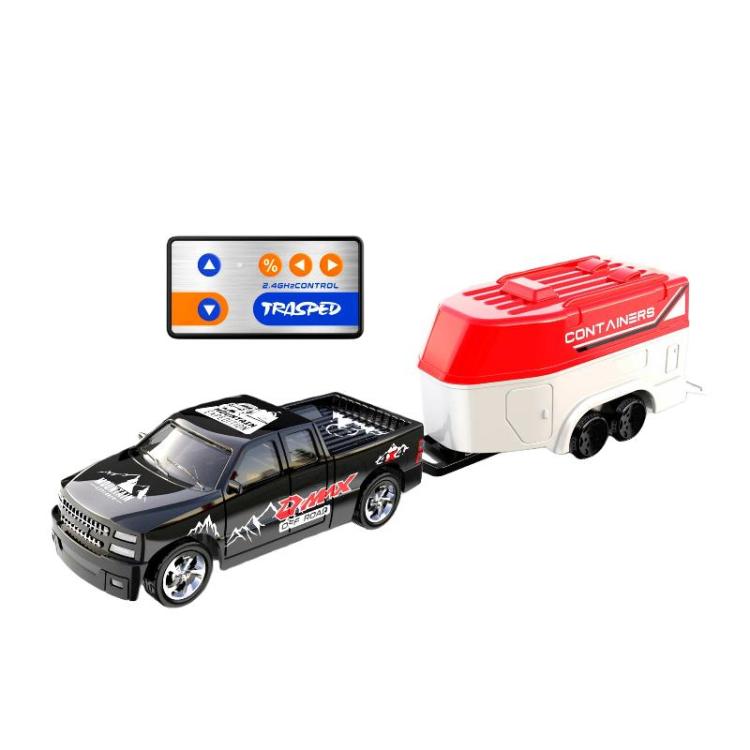 Coche teledirigido en miniatura de aleación a escala 1:64 con luces, modelo de coche de juguete., 6601 White, 6601 Green, 5501 Black, 5501 Red, 5501 Blue, 8801 Black, 8801 Red, 8801 Blue, 6601 White With Hanging Box, 6601 Green With Hanging Box        ...