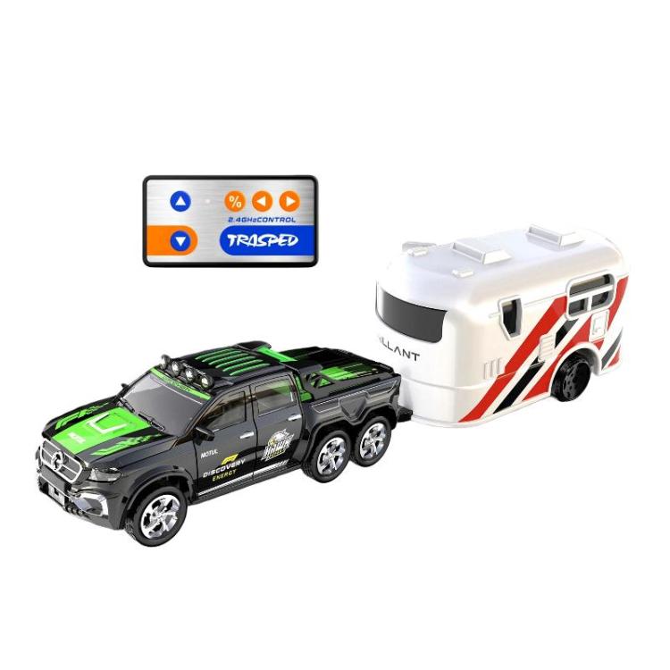 Coche teledirigido en miniatura de aleación a escala 1:64 con luces, modelo de coche de juguete., 6601 White, 6601 Green, 5501 Black, 5501 Red, 5501 Blue, 8801 Black, 8801 Red, 8801 Blue, 6601 White With Hanging Box, 6601 Green With Hanging Box        ...
