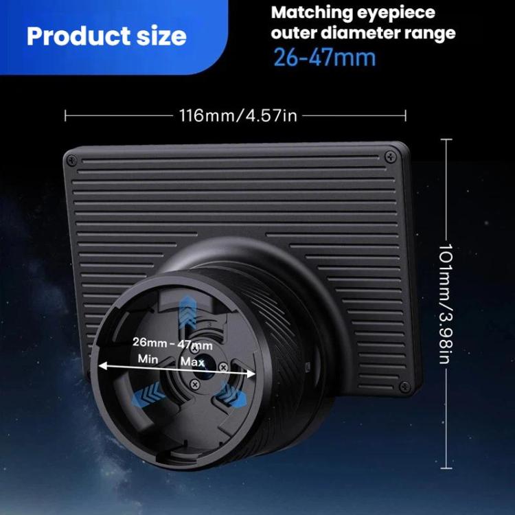 Pantalla electrónica inalámbrica WiFi de 4,3 pulgadas para oculares de telescopios y microscopios, WT1
