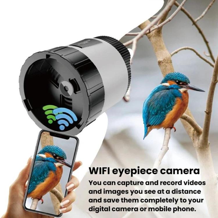 Ocular electrónico HD WiFi de 2 pulgadas para telescopios de gran apertura de 38 mm a 73 mm., V16