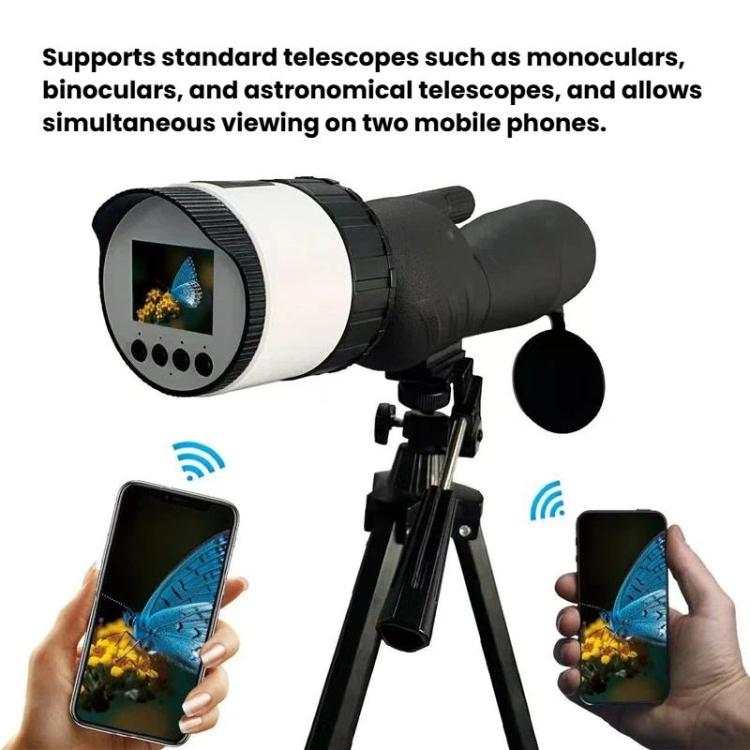 Ocular electrónico HD WiFi de 2 pulgadas para telescopios de gran apertura de 38 mm a 73 mm., V16