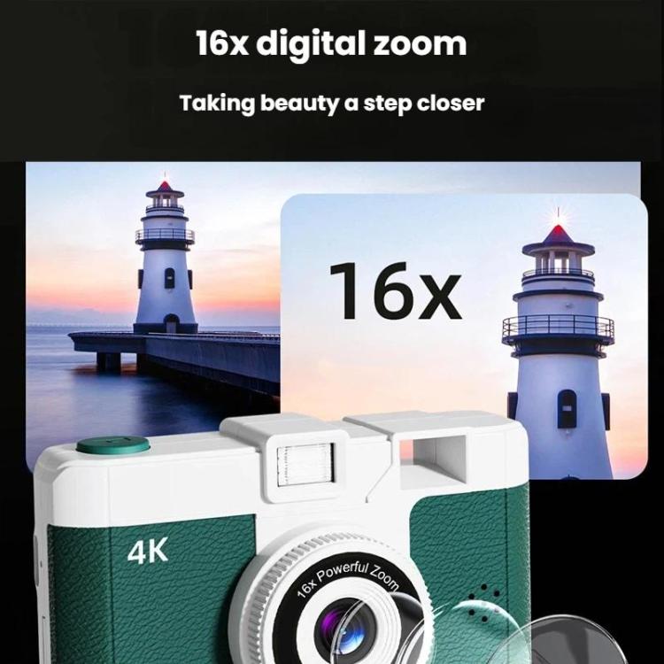 Cámara digital M16 de 2,4 pulgadas con WiFi, HD, mini cámara CCD con doble cámara frontal y trasera.