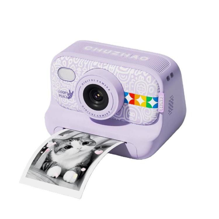 Cámara de impresión digital a color HD para niños CHUCHHAO S9 Cámara de impresión térmica instantánea