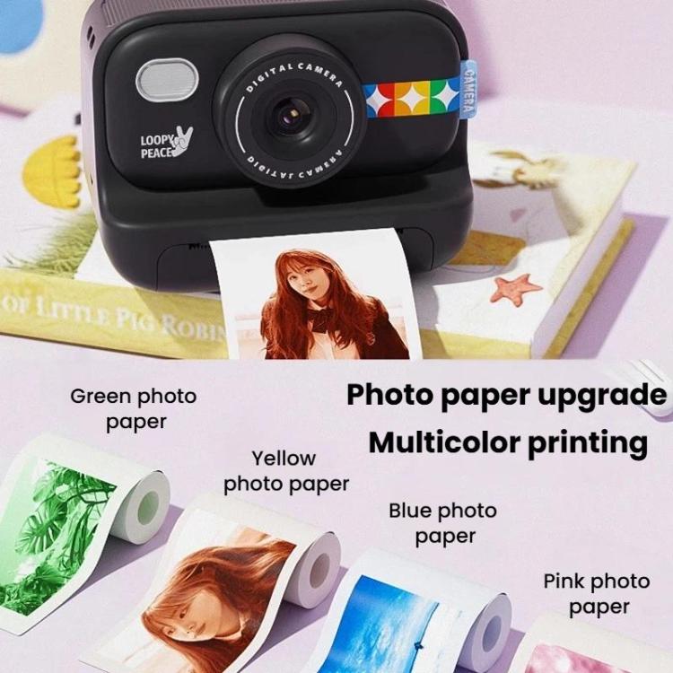 Cámara de impresión digital a color HD para niños CHUCHHAO S9 Cámara de impresión térmica instantánea