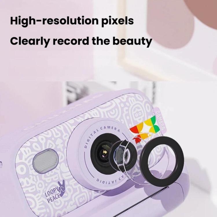 Cámara de impresión digital a color HD para niños CHUCHHAO S9 Cámara de impresión térmica instantánea