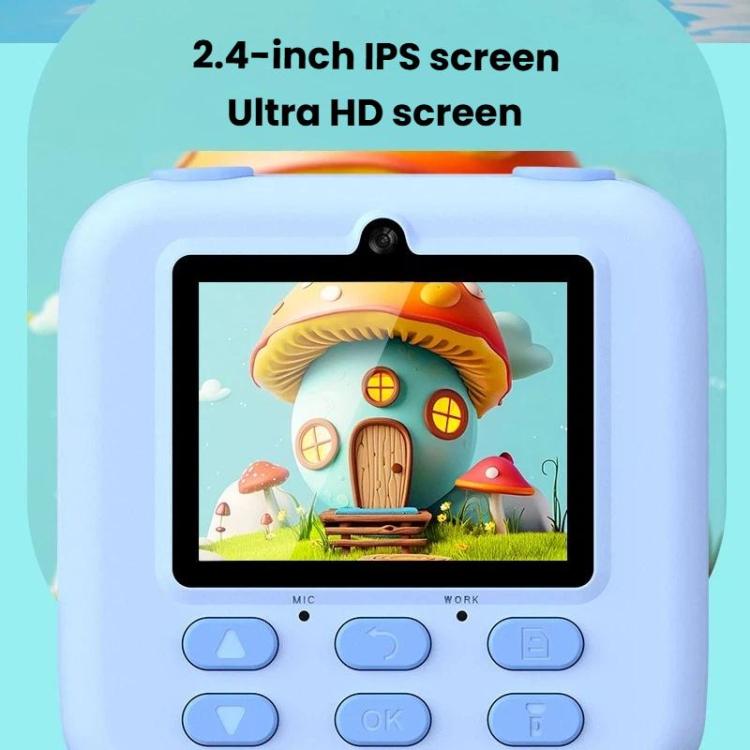 Cámara digital de impresión instantánea para niños P79, grabadora de vídeo con impresión térmica