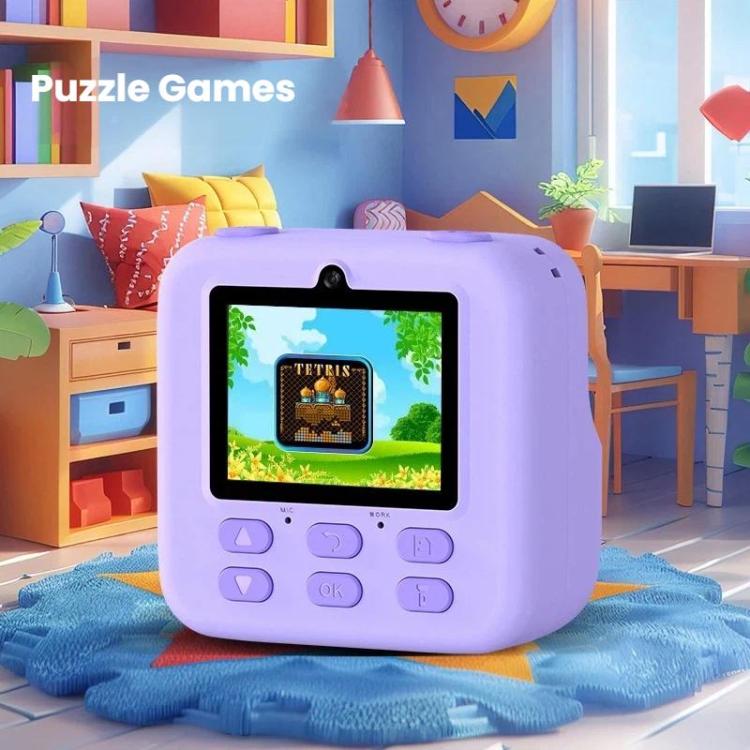 Cámara digital de impresión instantánea para niños P79, grabadora de vídeo con impresión térmica