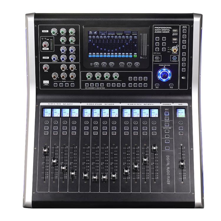 Mezclador digital MDX22 USB Bluetooth Alimentación fantasma de 48 V DSP, US Plug, EU Plug, UK Plug, AU Plug