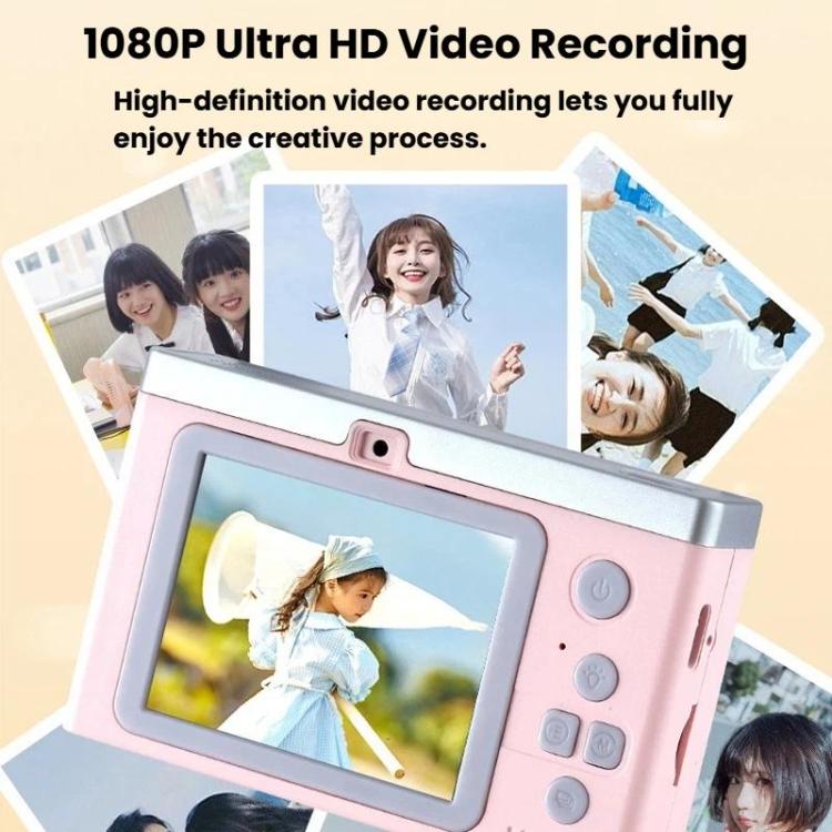 Cámara CCD mini HD de doble lente M12 de 2,4 pulgadas, estilo retro, para estudiantes.