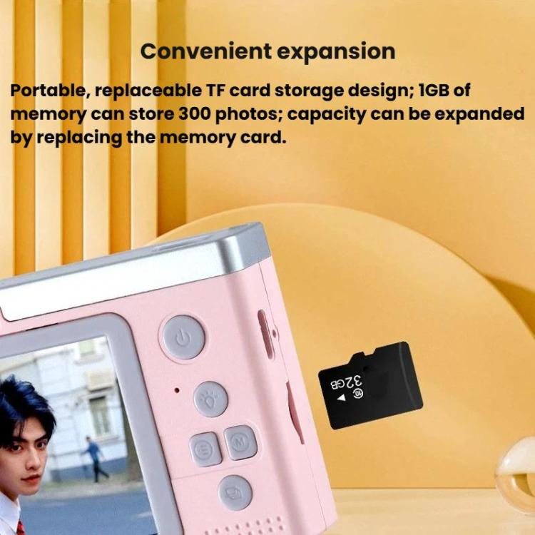 Cámara CCD mini HD de doble lente M12 de 2,4 pulgadas, estilo retro, para estudiantes.